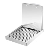 Maxbell Barbecue Plate Snack Container Oil Press Tray for Seafood Veggies Restaurant 22x26x3cm