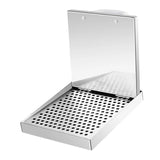 Maxbell Barbecue Plate Snack Container Oil Press Tray for Seafood Veggies Restaurant 22x26x3cm