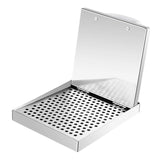 Maxbell Barbecue Plate Snack Container Oil Press Tray for Seafood Veggies Restaurant 22x26x3cm