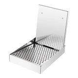 Maxbell Barbecue Plate Snack Container Oil Press Tray for Seafood Veggies Restaurant 22x29x5cm
