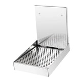Maxbell Barbecue Plate Snack Container Oil Press Tray for Seafood Veggies Restaurant 22x29x5cm