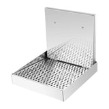 Maxbell Barbecue Plate Snack Container Oil Press Tray for Seafood Veggies Restaurant 28x28x5cm