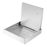 Maxbell Barbecue Plate Snack Container Oil Press Tray for Seafood Veggies Restaurant 28x28x5cm