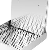 Maxbell Barbecue Plate Snack Container Oil Press Tray for Seafood Veggies Restaurant 28x28x5cm