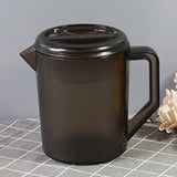 Maxbell Water Jug Pitcher Portable Easy to Fill Drinkware Beverage Restaurant Summer Brown