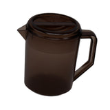 Maxbell Water Jug Pitcher Portable Easy to Fill Drinkware Beverage Restaurant Summer Brown