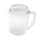 Maxbell Water Jug Pitcher Portable Easy to Fill Drinkware Beverage Restaurant Summer Clear