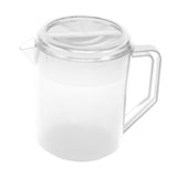 Maxbell Water Jug Pitcher Portable Easy to Fill Drinkware Beverage Restaurant Summer Clear