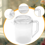 Maxbell Water Jug Pitcher Portable Easy to Fill Drinkware Beverage Restaurant Summer Clear