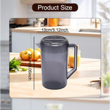 Maxbell Water Jug Pitcher Easy to Fill with Lid Beverage Jar Drinks Restaurant Party Grey