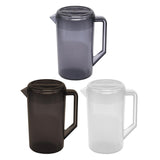Maxbell Water Jug Pitcher Easy to Fill with Lid Beverage Jar Drinks Restaurant Party Grey