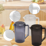 Maxbell Water Jug Pitcher Easy to Fill with Lid Beverage Jar Drinks Restaurant Party Grey