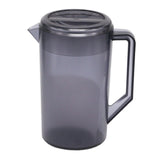 Maxbell Water Jug Pitcher Easy to Fill with Lid Beverage Jar Drinks Restaurant Party Grey