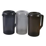 Maxbell Water Jug Pitcher Easy to Fill with Lid Beverage Jar Drinks Restaurant Party Grey
