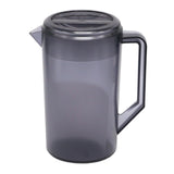 Maxbell Water Jug Pitcher Easy to Fill with Lid Beverage Jar Drinks Restaurant Party Grey