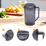 Maxbell Water Jug Pitcher Easy to Fill with Lid Beverage Jar Drinks Restaurant Party Grey