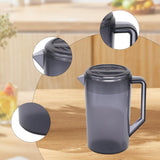 Maxbell Water Jug Pitcher Easy to Fill with Lid Beverage Jar Drinks Restaurant Party Grey