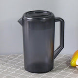 Maxbell Water Jug Pitcher Easy to Fill with Lid Beverage Jar Drinks Restaurant Party Grey
