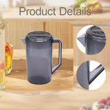 Maxbell Water Jug Pitcher Easy to Fill with Lid Beverage Jar Drinks Restaurant Party Grey