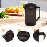 Maxbell Water Jug Pitcher Easy to Fill with Lid Beverage Jar Drinks Restaurant Party Brown