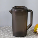 Maxbell Water Jug Pitcher Easy to Fill with Lid Beverage Jar Drinks Restaurant Party Brown