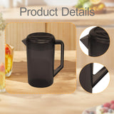 Maxbell Water Jug Pitcher Easy to Fill with Lid Beverage Jar Drinks Restaurant Party Brown