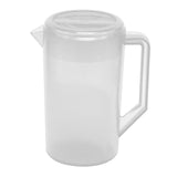 Maxbell Water Jug Pitcher Easy to Fill with Lid Beverage Jar Drinks Restaurant Party Clear