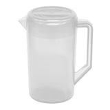 Maxbell Water Jug Pitcher Easy to Fill with Lid Beverage Jar Drinks Restaurant Party Clear