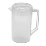 Maxbell Water Jug Pitcher Easy to Fill with Lid Beverage Jar Drinks Restaurant Party Clear