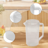 Maxbell Water Jug Pitcher Easy to Fill with Lid Beverage Jar Drinks Restaurant Party Clear
