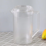 Maxbell Water Jug Pitcher Easy to Fill with Lid Beverage Jar Drinks Restaurant Party Clear