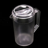 Maxbell Water Jug Pitcher Easy to Fill with Lid Beverage Jar Drinks Restaurant Party Clear
