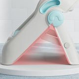 Maxbell 2 Step Stool for Kids Folding Easy to Move Home Footstool Toddler Step Stool White Blue