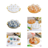 Maxbell Dried Fruit Tray Clear with Lids Storage Containers for Candy Snacks Cookies Clear White