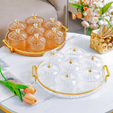 Maxbell Dried Fruit Tray Clear with Lids Storage Containers for Candy Snacks Cookies Clear White