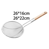 Maxbell Colander Skimmer Fine Mesh Practical Mesh Sieve for Fruits Vegetable Noodles Diameter 16cm