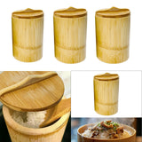 Maxbell Bamboo Rice Steamer Bucket Sturdy Rice Cooker for Household Sushi Restaurant for 1 Person