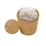 Maxbell Bamboo Rice Steamer Bucket Sturdy Rice Cooker for Household Sushi Restaurant for 1 Person