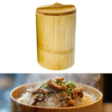 Maxbell Bamboo Rice Steamer Bucket Sturdy Rice Cooker for Household Sushi Restaurant for 1 Person