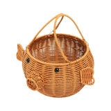Maxbell Pig Shaped Storage Basket Rustic Flower Basket for Wedding Harvesting Garden