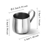 Maxbell Milk Frothing Pitcher Gifts Milk Jug Cup for Restaurant Cappuccino Latte Art S