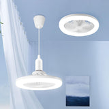Maxbell Ceiling Fan with Light Kitchen Hotel Dimmable Hanging Fan Home LED Fan Light 23cm White Light