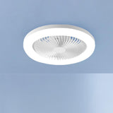 Maxbell Ceiling Fan with Light Kitchen Hotel Dimmable Hanging Fan Home LED Fan Light 23cm White Light