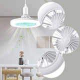 Maxbell Ceiling Fan with Light Kitchen Hotel Dimmable Hanging Fan Home LED Fan Light 23cm White Light