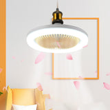 Maxbell Ceiling Fan with Light Kitchen Hotel Dimmable Hanging Fan Home LED Fan Light 23cm 3 Color Light