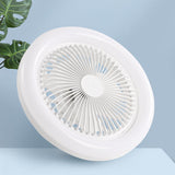 Maxbell Ceiling Fan with Light Kitchen Hotel Dimmable Hanging Fan Home LED Fan Light 23cm 3 Color Light