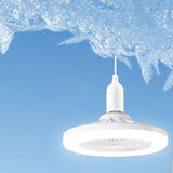 Maxbell Ceiling Fan with Light Kitchen Hotel Dimmable Hanging Fan Home LED Fan Light 23cm 3 Color Light