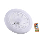 Maxbell Ceiling Fan with Light Kitchen Hotel Dimmable Hanging Fan Home LED Fan Light 26cm White Light