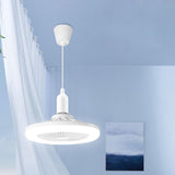 Maxbell Ceiling Fan with Light Kitchen Hotel Dimmable Hanging Fan Home LED Fan Light 26cm 3 Color Light