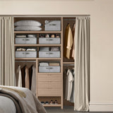 Maxbell 2x Foldable Storage Bins Premium Closet Organizer for Bedrooms Clothing Toys Black